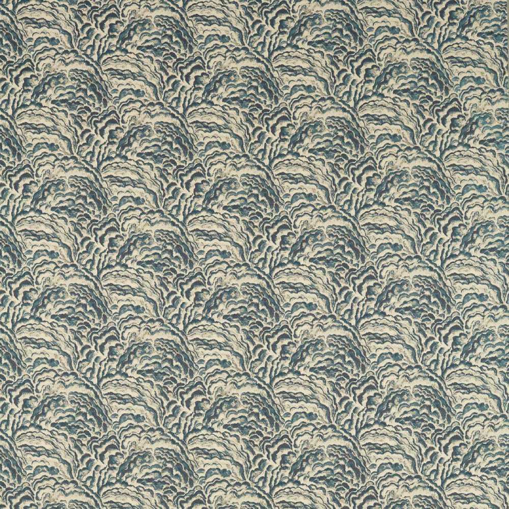 Clarke & Clarke Lumino Fabric in Kingfisher